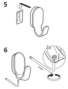IKEA Brogrund Stainless Steel Hook-5