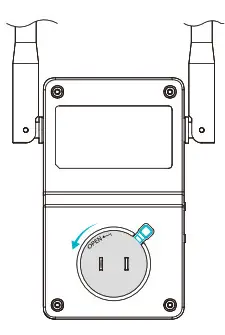 TOTO LINK EX1800T AX1800 Dual Band Wi-Fi Range Extender-button
