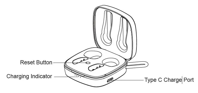 coumi TWS-834A Wireless Bluetooth Earbuds fig4