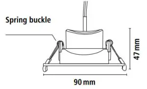 hama 00176578 WiFi LED Downlight - connect power