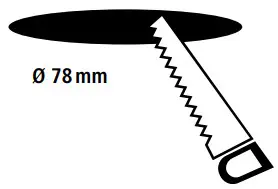 hama 00176578 WiFi LED Downlight - cut