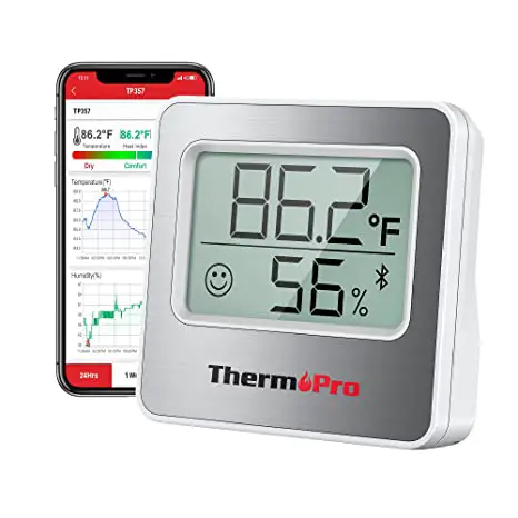 Thermopro Tp357 Bluetooth Humidity Temperature Monitor Instructions