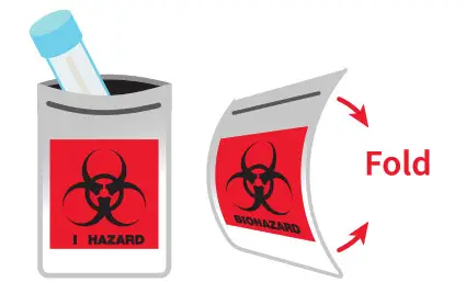 labcorp COVID-19 + Flu Test Home Collection Kit - Wash and dry