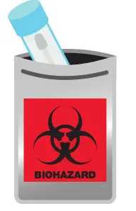 labcorp COVID-19 + Flu Test Home Collection Kit - specimen bag back 3