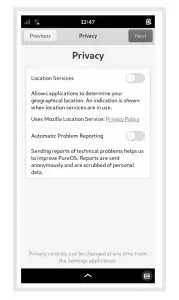 Purism LIBREM 5 mobile phone - Privacy