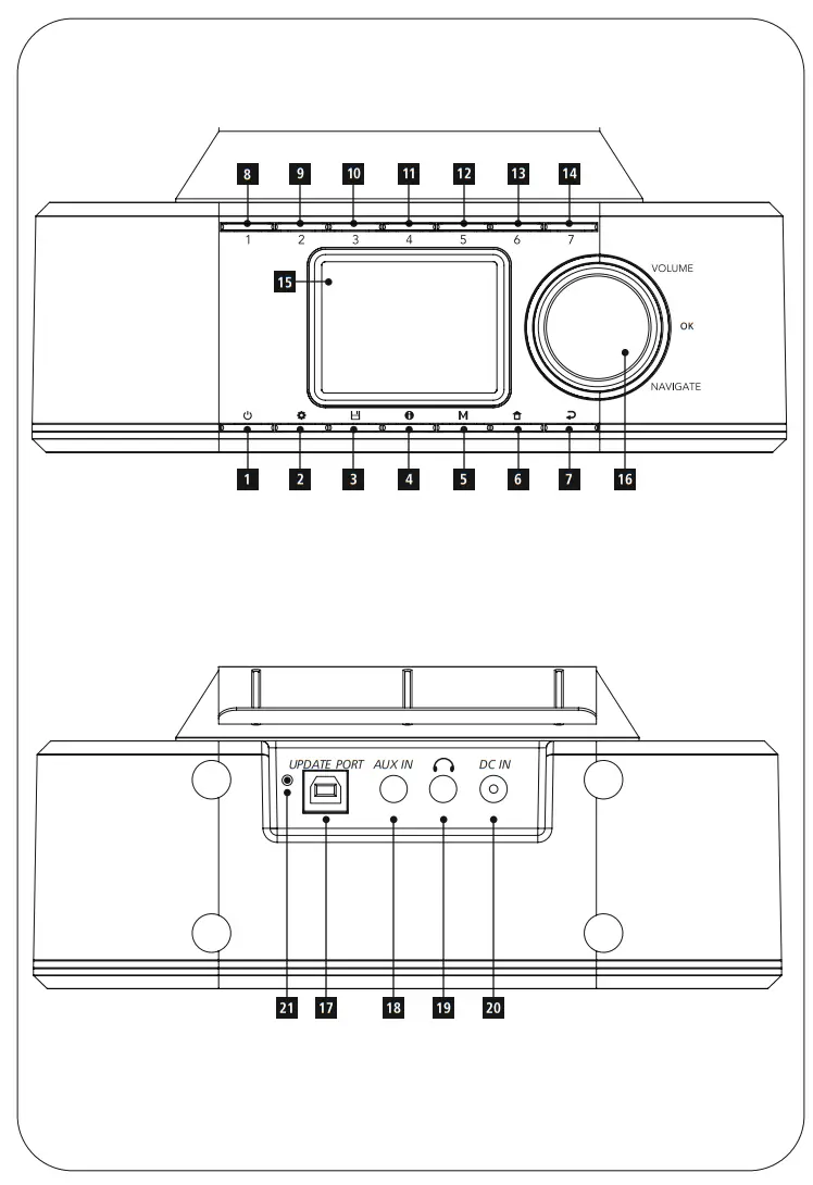 hama DR350 Digital Radio FM DAB and DAB Plus - fig