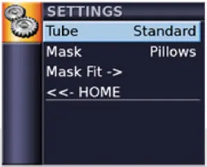 Selecting the mask type