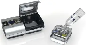 Filling the water tub