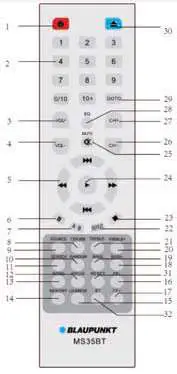 BLAUPUNKT MS30BT Bluetooth CD-MP3 Player with USB and FM fig6