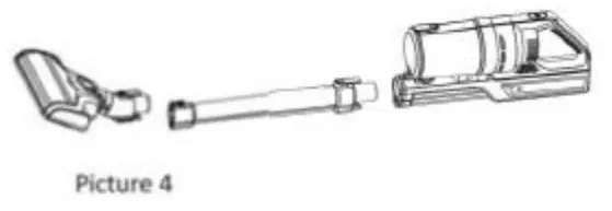 Airflo AFC1603 2 In 1 Cordless Stick Vacuum Cleaner - fig 4