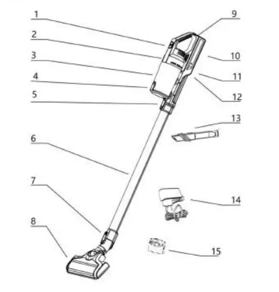 Airflo AFC1603 2 In 1 Cordless Stick Vacuum Cleaner - fig