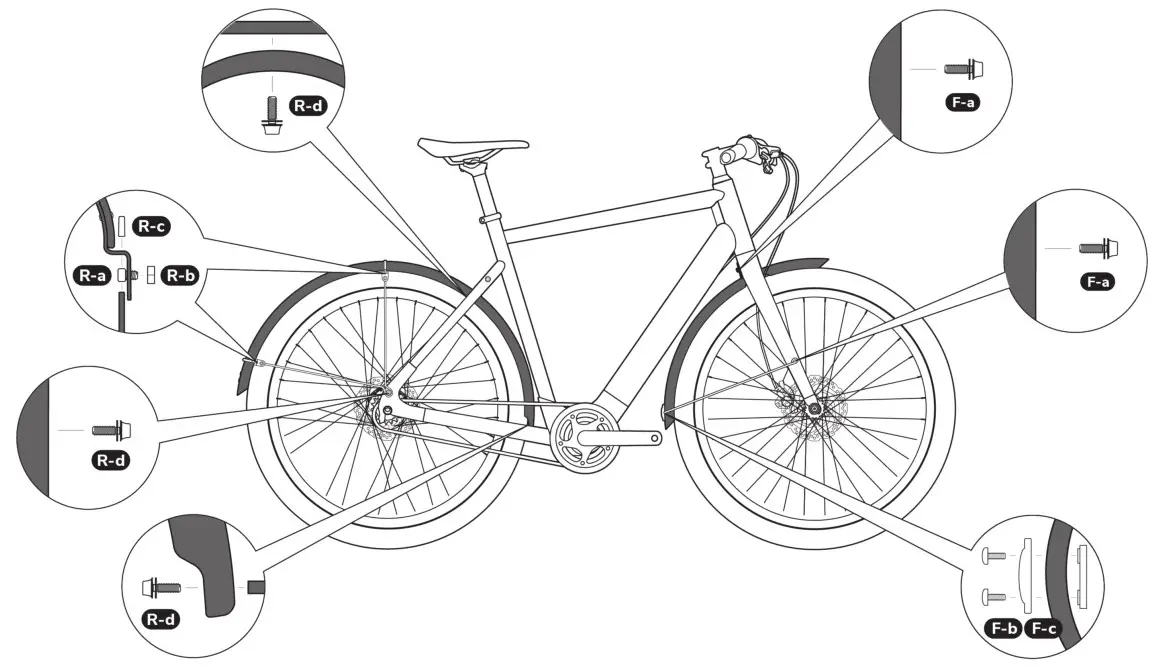 momentum Voya E E Bike Fender Set - Installation