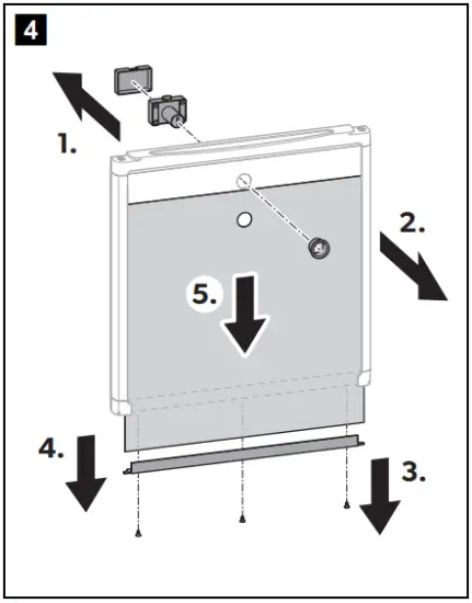 Changing the decorative plate