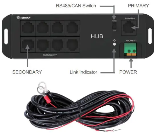 RENOGY B08C7DC42D Communication Hub - Identification of Parts
