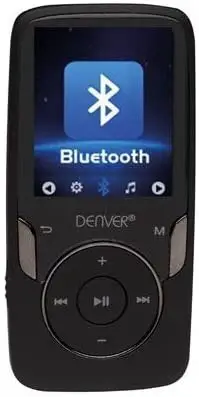 DENVER MPG-4064BT Bluetooth MP4 Player 4GB MicroSD Card Slot