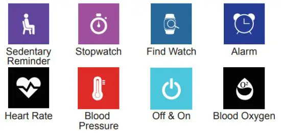 KESSARIS Y16 T Smart Bracelet - Main functions 1