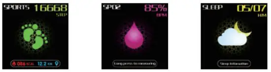 KESSARIS Y16 T Smart Bracelet - Sleep Status