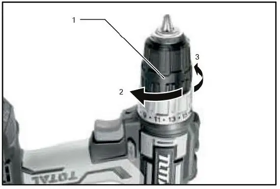 TOTAL TOOLS TOL1200215 Cordless Impact Drill 10