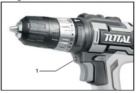 TOTAL TOOLS TOL1200215 Cordless Impact Drill 6