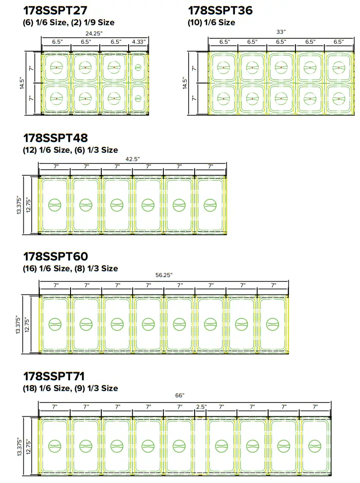 AVANTCO REFRIGERATION 178SSPPT1 Commercial Refrigerator and Freezer - fig