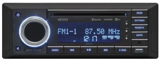 JENSEN JWM72A Mobile Audio System