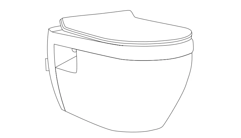 Swiss Madison® Wall-Hung Toilet