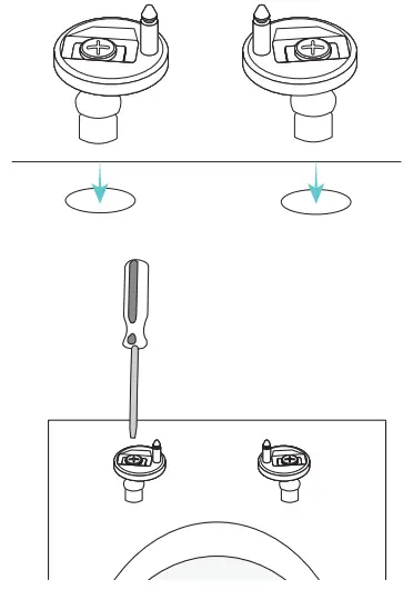 TOILET SEAT INSTALLATION FIGURE 3