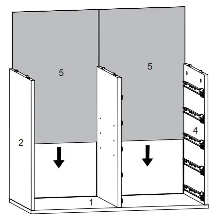 DEVAISE ASNG010 Wood 5 Drawer Storage Cabinet - REMARK 10