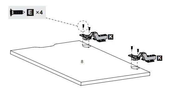 DEVAISE ASNG010 Wood 5 Drawer Storage Cabinet - REMARK 20