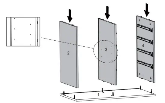 DEVAISE ASNG010 Wood 5 Drawer Storage Cabinet - REMARK 7