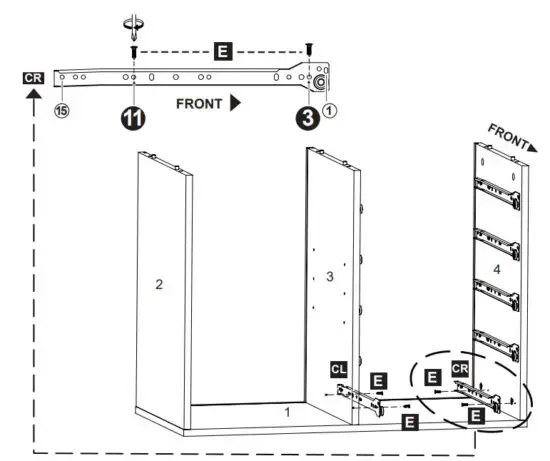 DEVAISE ASNG010 Wood 5 Drawer Storage Cabinet - REMARK 9