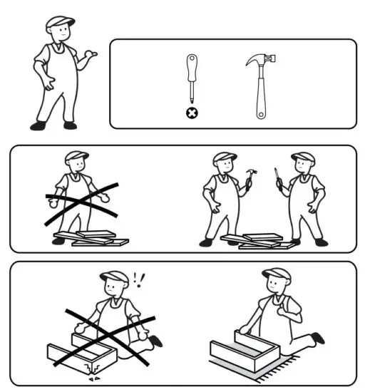 DEVAISE ASNG010 Wood 5 Drawer Storage Cabinet - fig 1