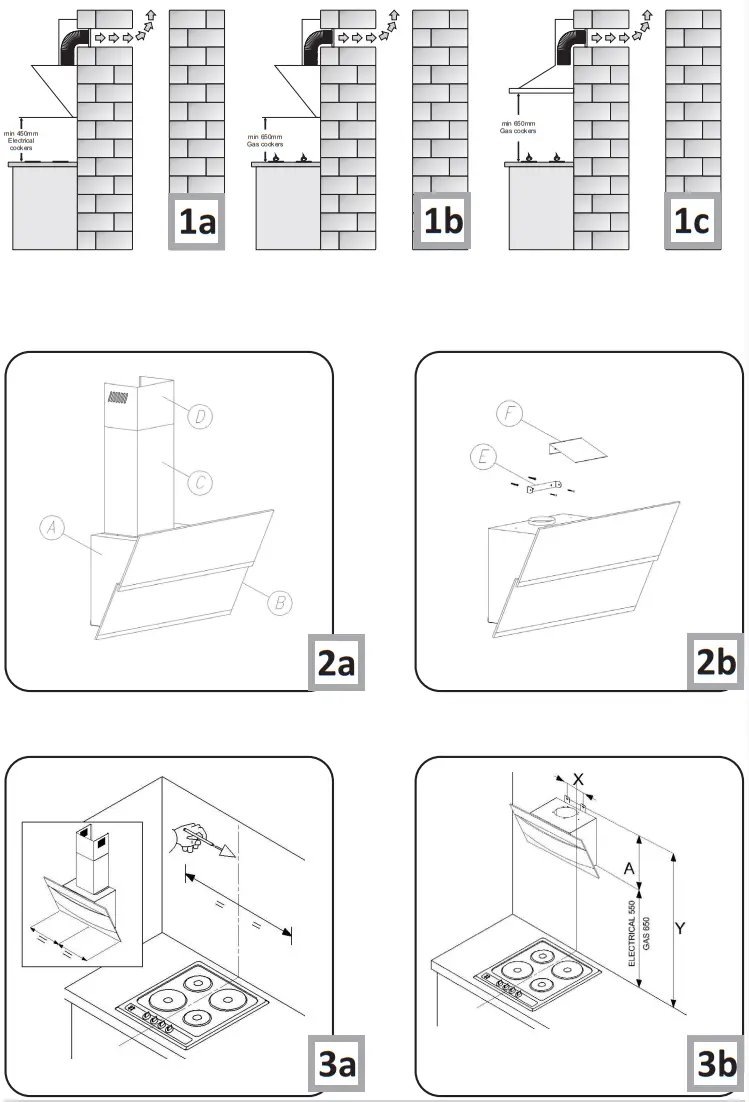 Amica OKC623S Kitchen Extractor Hood fig 4
