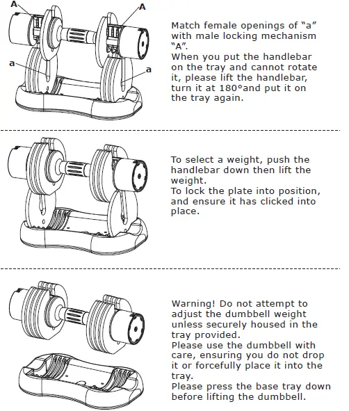 COSTWAY-FH10049-Adjustable-Dumbbell -FIG 3