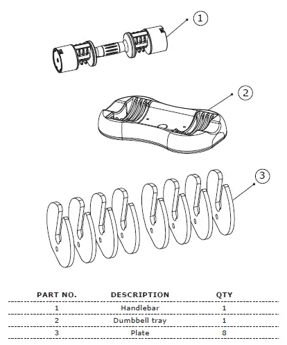 COSTWAY-FH10049-Adjustable-Dumbbell -FIG 4