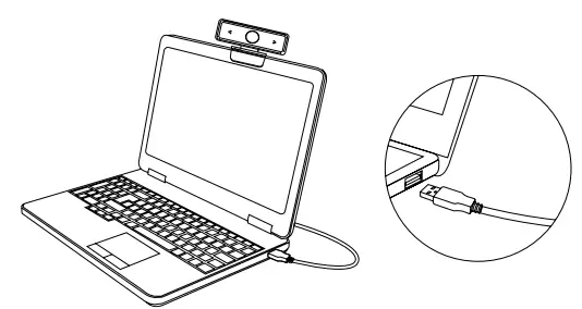 AMCREST AWC205-B 1080P ProStream HD Webcam 4