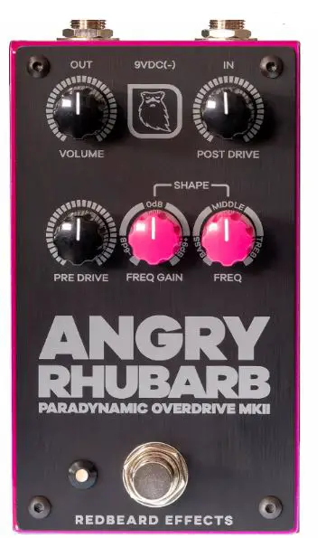 Redbeard Effects PARADYNAMIC OVERDRIVE MKII Angry Rhubarb-PROD