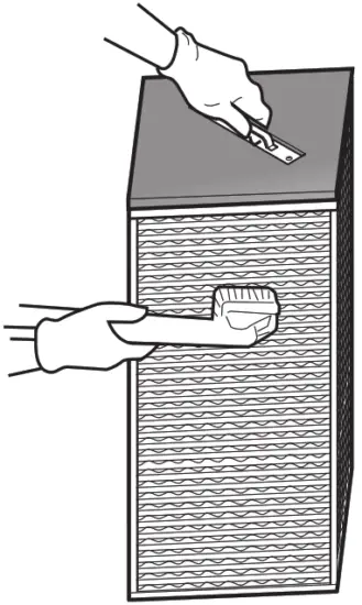 LG LZ-H100GBA4 ERV Heat Recovery Ventilation System - Cleaning of total heat exchanger