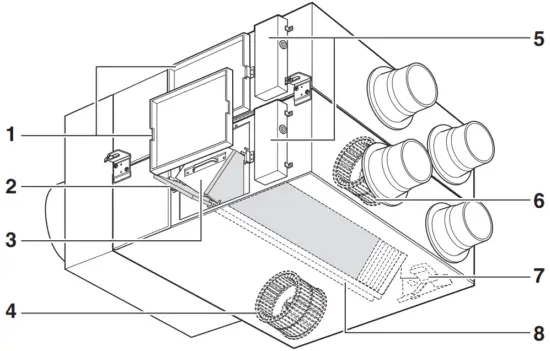 LG LZ-H100GBA4 ERV Heat Recovery Ventilation System - Features 1