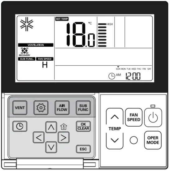 LG LZ-H100GBA4 ERV Heat Recovery Ventilation System - energy