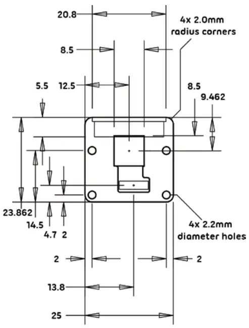 ArduCam B0390 8MP IMX219 Stock Lens Fixed Focus - Fig 1