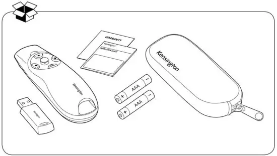 Kensington K72426AM Presenter Expert Green Laser Presenter with Cursor Control