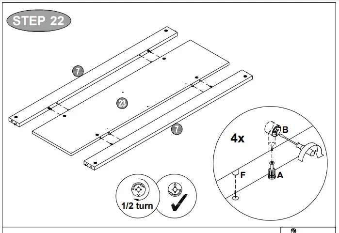 A T HOME Tiverton Double storage HARDWARE m