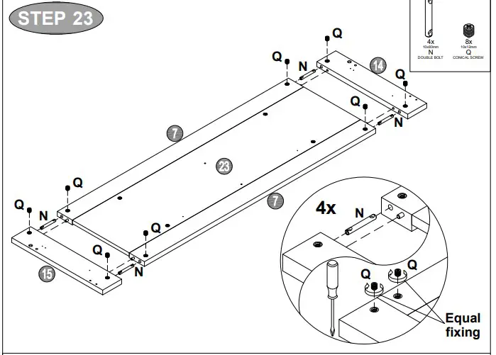 A T HOME Tiverton Double storage HARDWAREm hLIST
