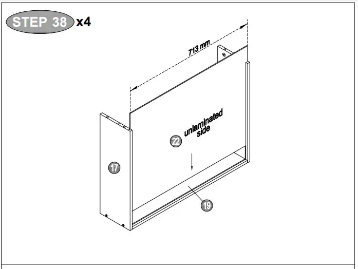 A T HOME Tiverton Double storage HARDWAmRvdE LIS2