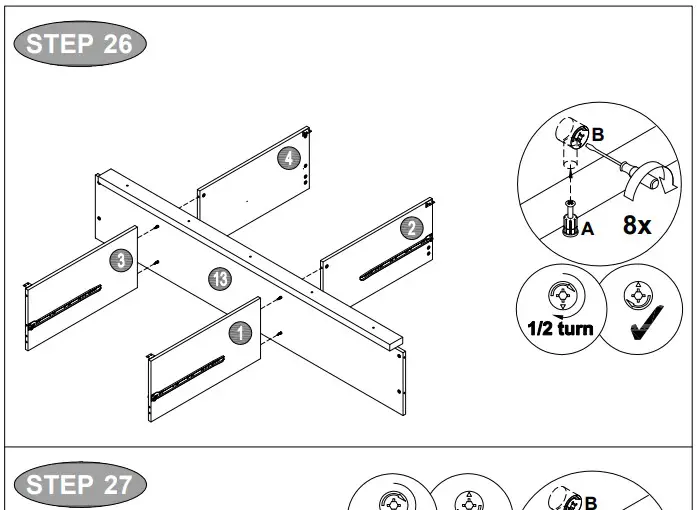A T HOME Tiverton Double storage HARDWjARE hLIST