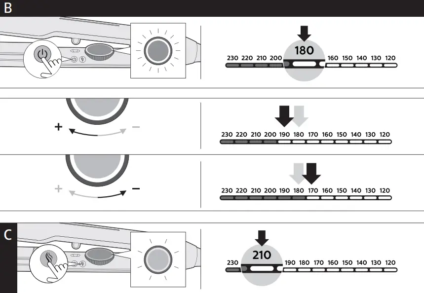 PHILIPS BHS732 7000 Series Hair Straightener - parts 2