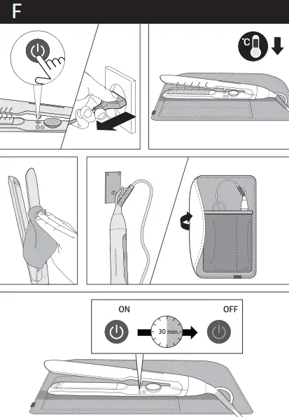 PHILIPS BHS732 7000 Series Hair Straightener - parts 4