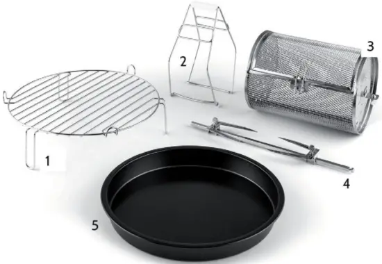 KLARSTEIN 10012291 VitAir Hot Air Fryer - ACCESSORIES