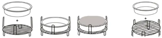 KLARSTEIN 10012291 VitAir Hot Air Fryer - Rack